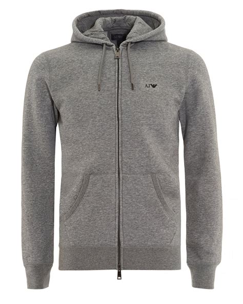 armani jeans sweatshirts|emporio armani zip hoodie.